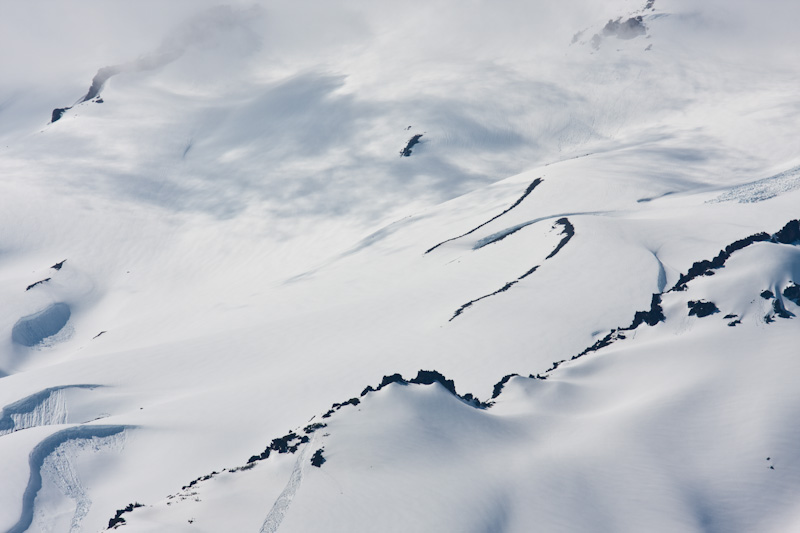 Light And Shadow On Snow